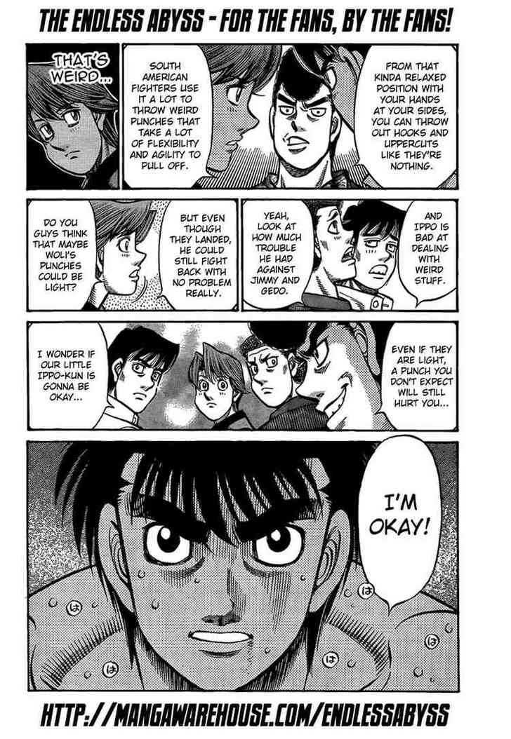 Hajime no Ippo Chapter 869 page 10 - Chapter 869 : Instincts born from Freedom