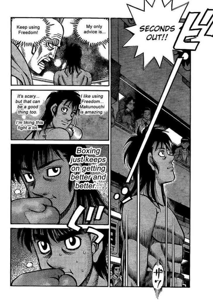 Hajime no Ippo Chapter 869 page 14 - Chapter 869 : Instincts born from Freedom