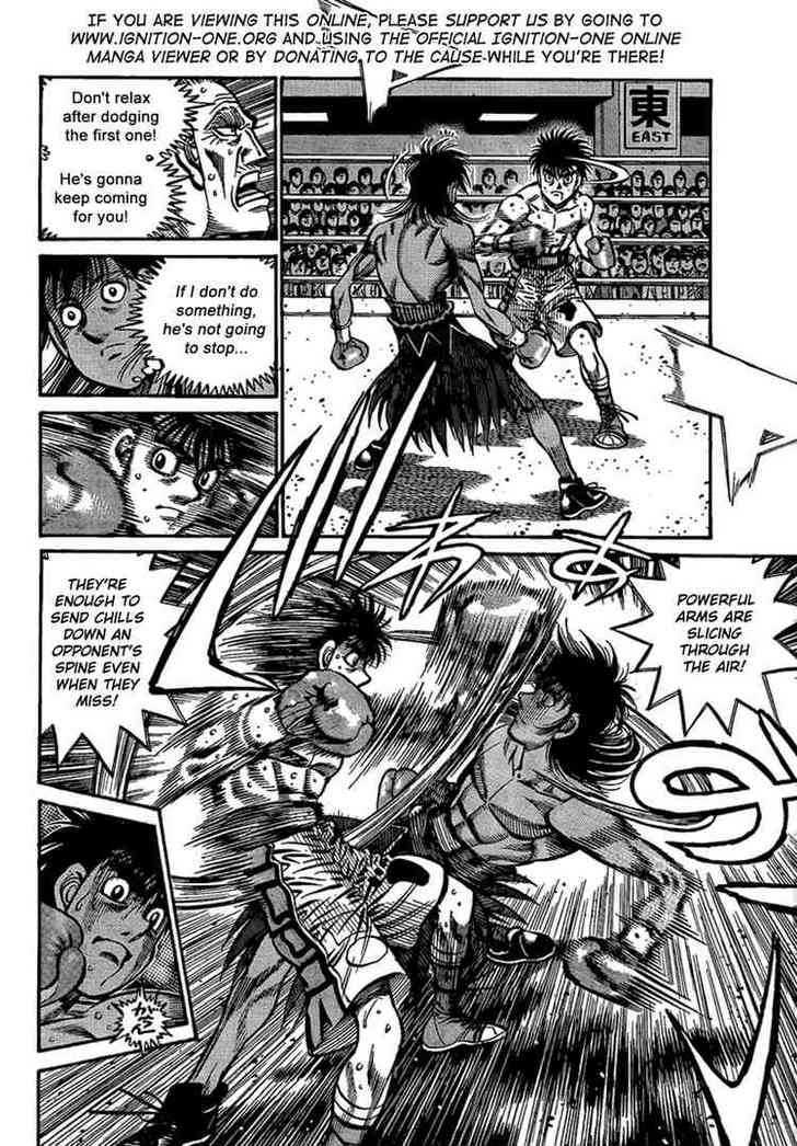 Hajime no Ippo Chapter 869 page 2 - Chapter 869 : Instincts born from Freedom