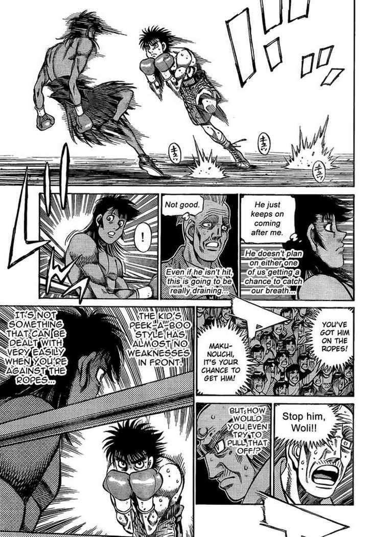 Hajime no Ippo Chapter 870 page 10 - Chapter 870 : High Power Frontal Barrage