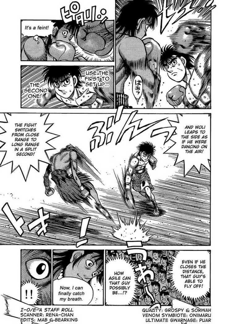 Hajime no Ippo Chapter 870 page 4 - Chapter 870 : High Power Frontal Barrage