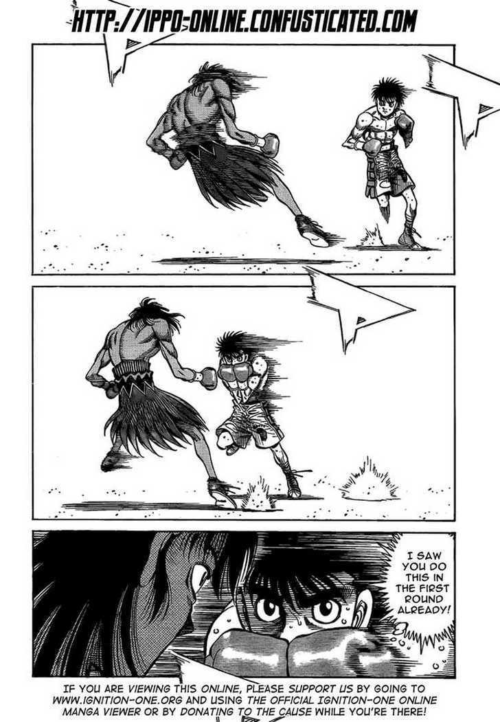 Hajime no Ippo Chapter 870 page 5 - Chapter 870 : High Power Frontal Barrage