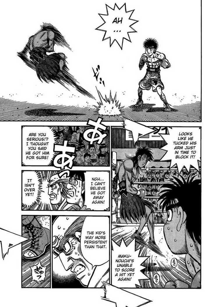 Hajime no Ippo Chapter 870 page 8 - Chapter 870 : High Power Frontal Barrage