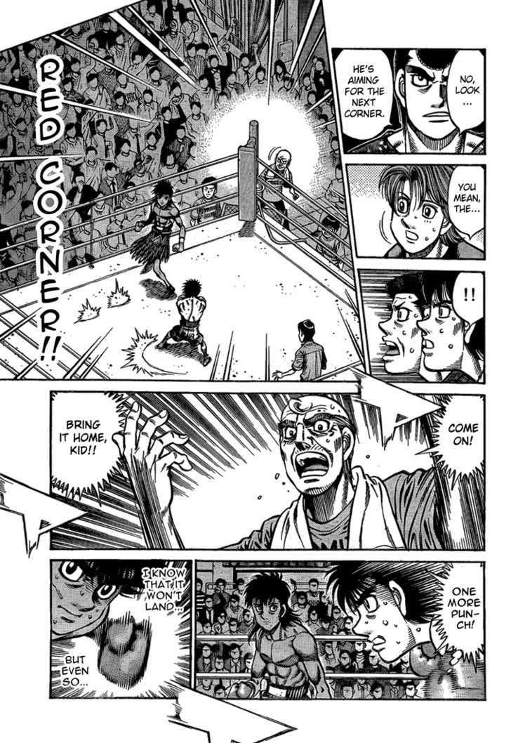 Hajime no Ippo Chapter 872 page 15 - Chapter 872 : Predicted Corner