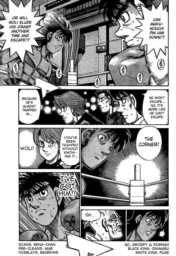 Hajime no Ippo Chapter 872 page 3 - Chapter 872 : Predicted Corner