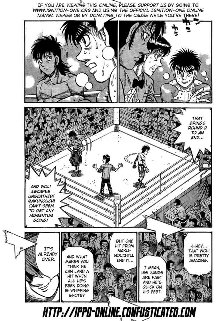 Hajime no Ippo Chapter 872 page 5 - Chapter 872 : Predicted Corner