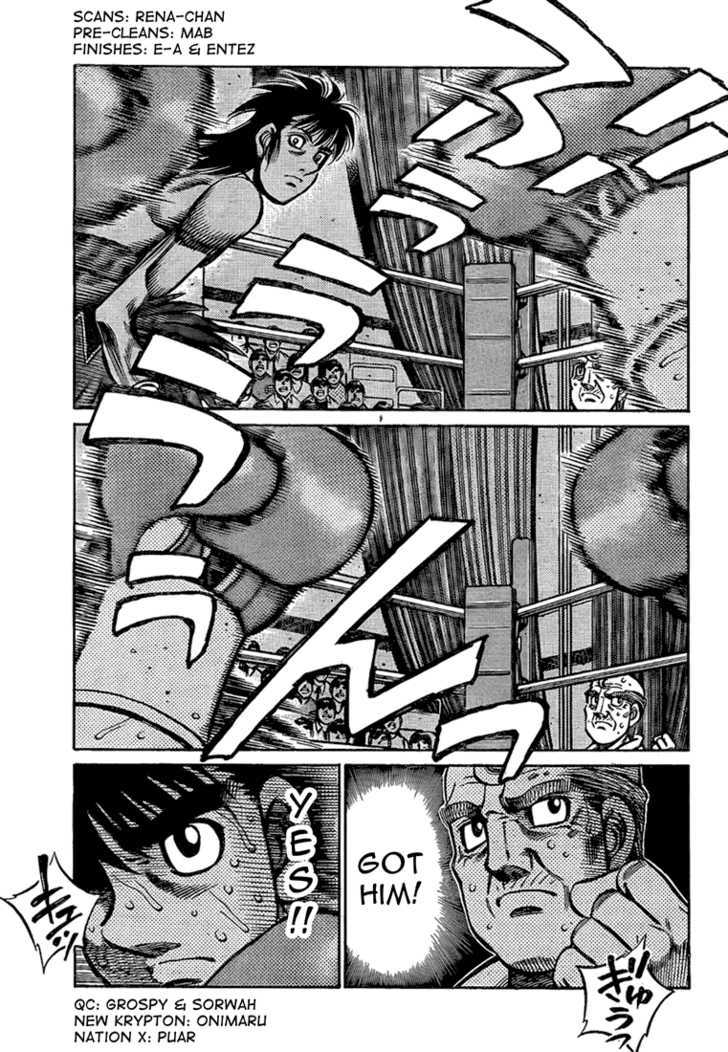Hajime no Ippo Chapter 873 page 3 - Chapter 873 : Uncanny Wildness