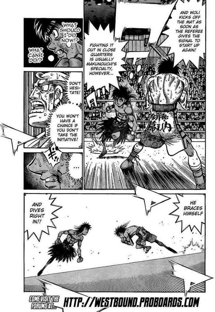 Hajime no Ippo Chapter 874 page 15 - Chapter 874 : Impossible to Predict
