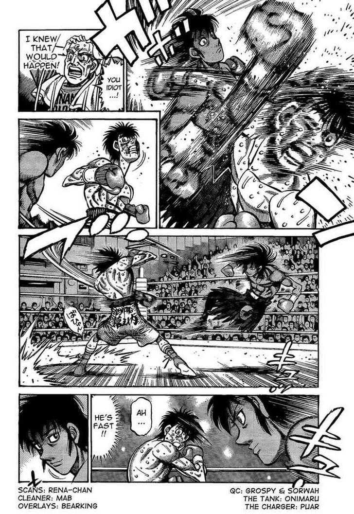 Hajime no Ippo Chapter 874 page 2 - Chapter 874 : Impossible to Predict