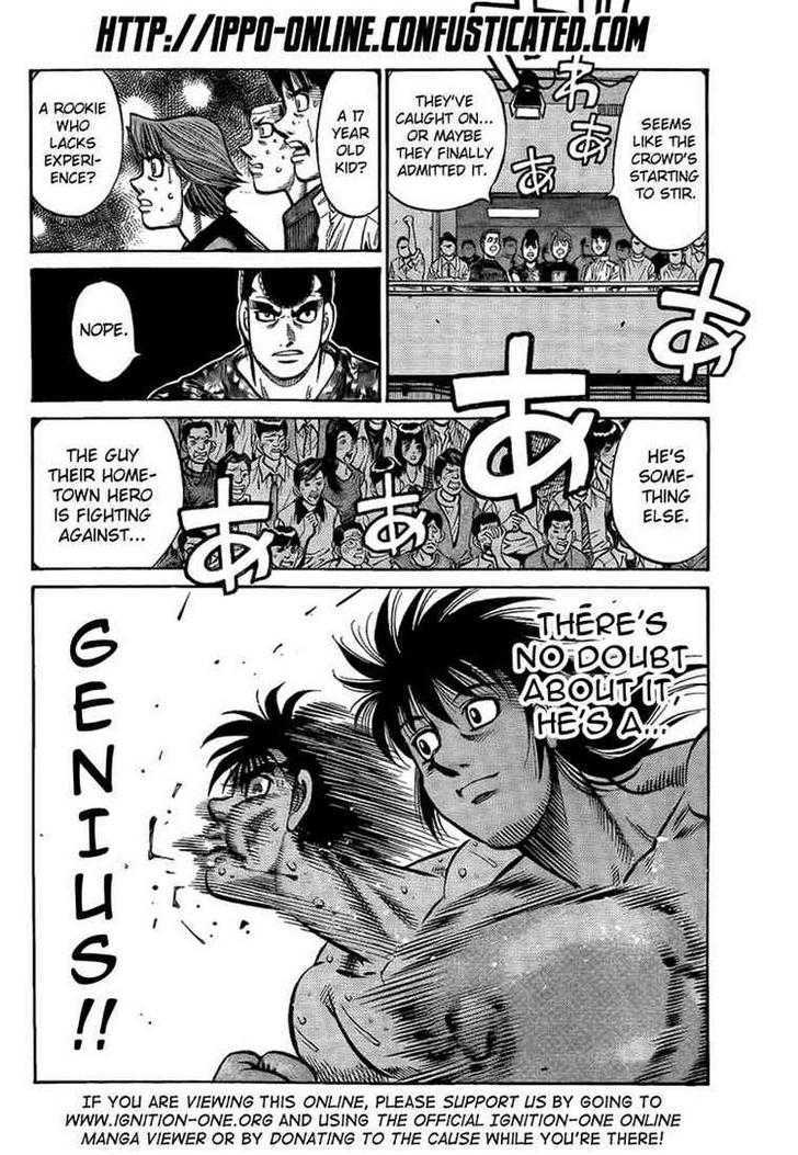 Hajime no Ippo Chapter 875 page 6 - Chapter 875 : Unquestionable Genius