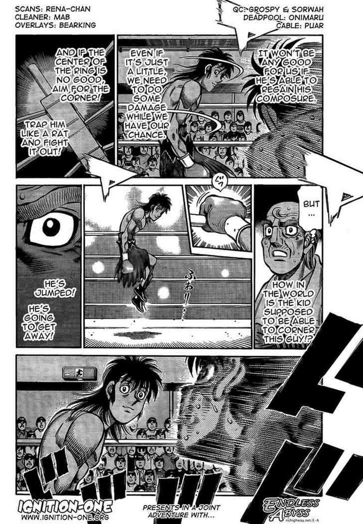 Hajime no Ippo Chapter 876 page 4 - Chapter 876 : One in a Million