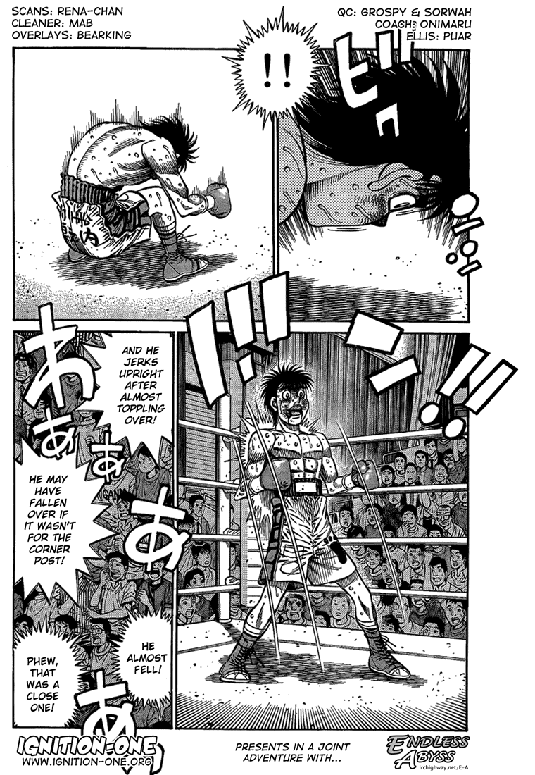 Hajime no Ippo Chapter 877.2 page 3 - Chapter 877 v2 : The Corner is where He´s Most Effective