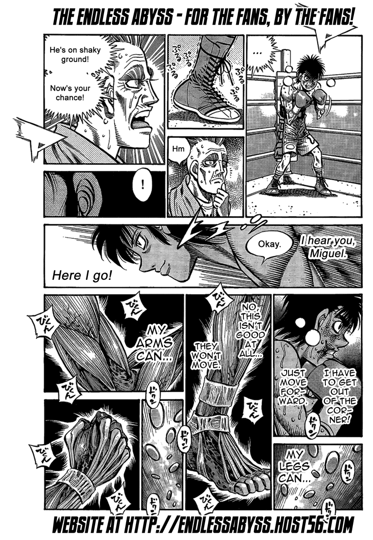 Hajime no Ippo Chapter 877.2 page 6 - Chapter 877 v2 : The Corner is where He´s Most Effective