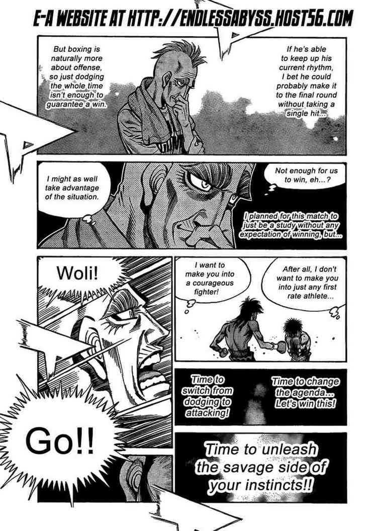 Hajime no Ippo Chapter 879 page 10 - Chapter 879 : Desperate Advance