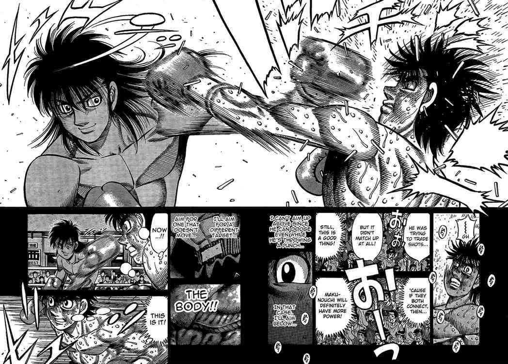 Hajime no Ippo Chapter 879 page 15 - Chapter 879 : Desperate Advance