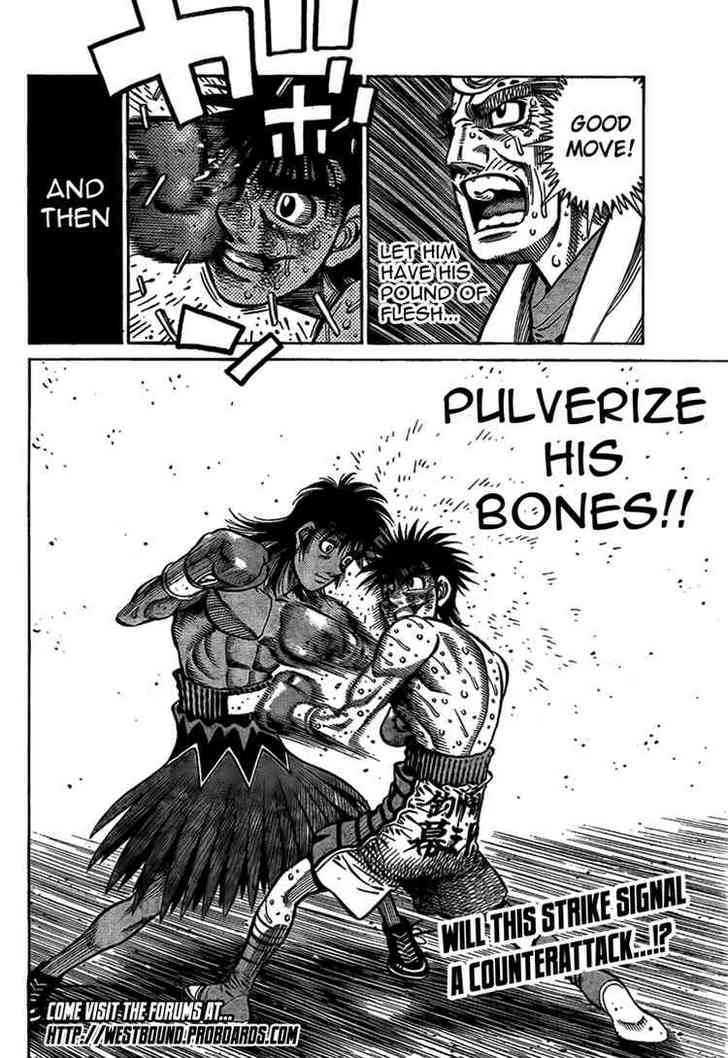 Hajime no Ippo Chapter 879 page 16 - Chapter 879 : Desperate Advance