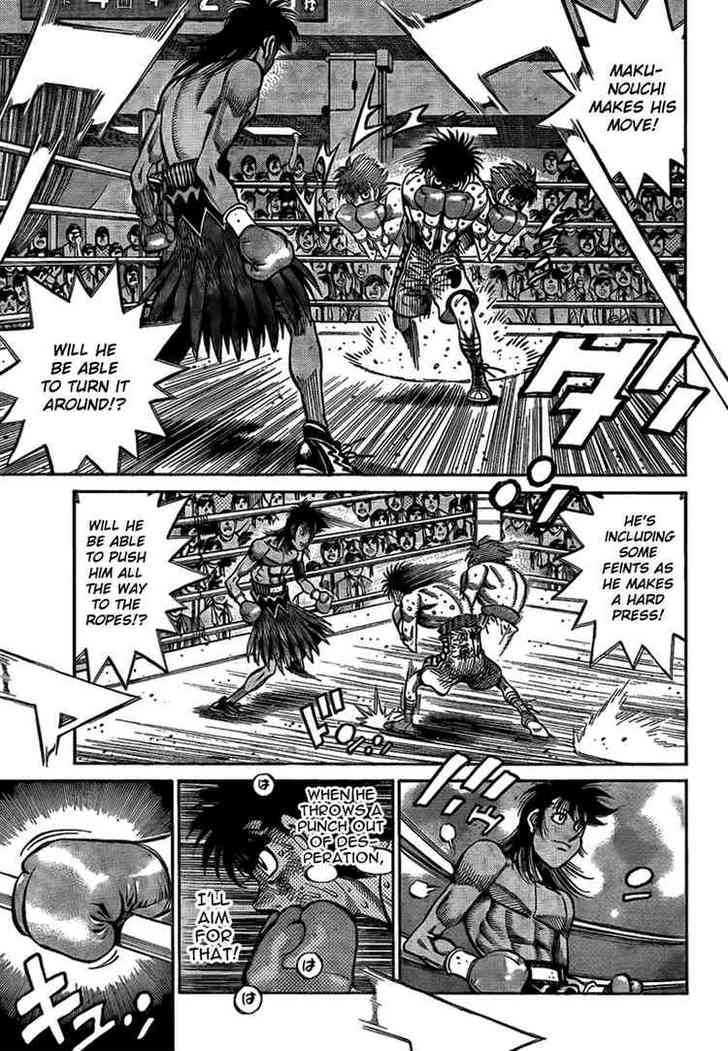 Hajime no Ippo Chapter 879 page 6 - Chapter 879 : Desperate Advance