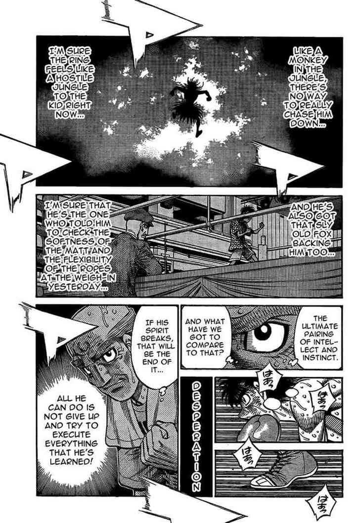 Hajime no Ippo Chapter 879 page 8 - Chapter 879 : Desperate Advance