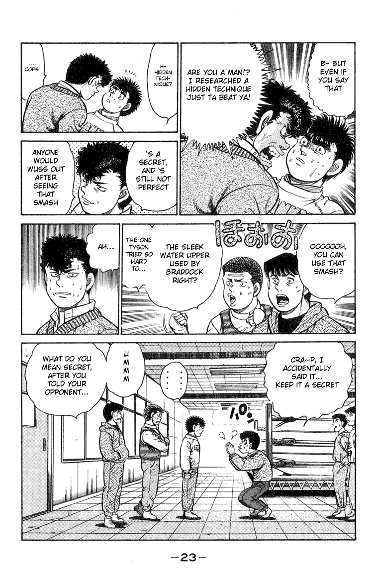 Hajime no Ippo Chapter 88.2 page 22 - Chapter 88 v2 : Ippo's Lover