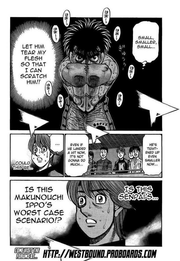 Hajime no Ippo Chapter 880 page 15 - Chapter 880 : As many times as it takes