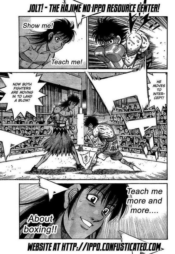 Hajime no Ippo Chapter 881 page 7 - Chapter 881 : The smiling Boxer