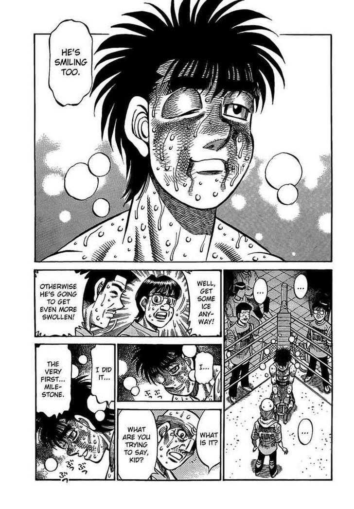 Hajime no Ippo Chapter 882 page 17 - Chapter 882 : A Small Milestone