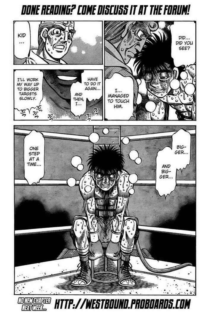 Hajime no Ippo Chapter 882 page 18 - Chapter 882 : A Small Milestone