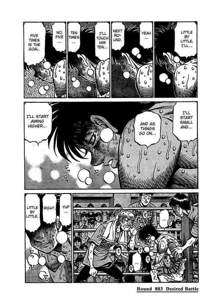 Hajime no Ippo Chapter 883 page 1 - Chapter 883 : Desired Battle