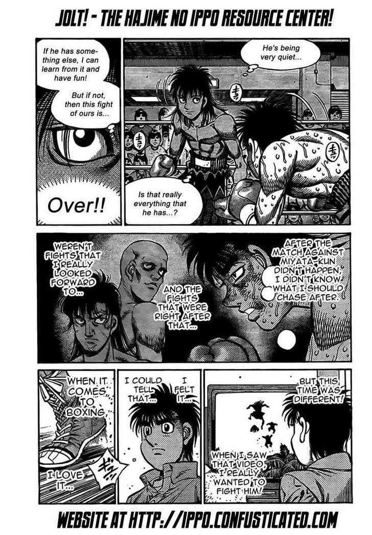 Hajime no Ippo Chapter 883 page 10 - Chapter 883 : Desired Battle