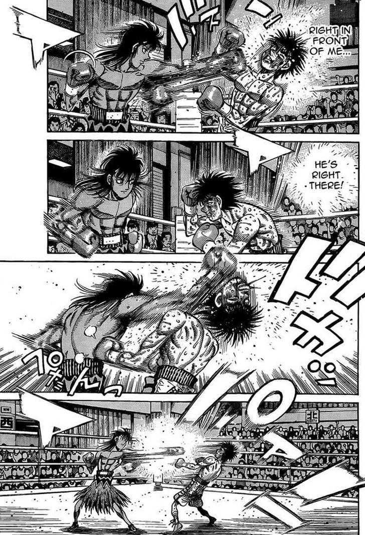 Hajime no Ippo Chapter 884 page 11 - Chapter 884 : Right there...!