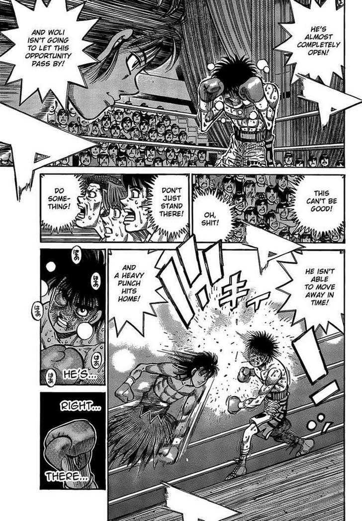 Hajime no Ippo Chapter 884 page 13 - Chapter 884 : Right there...!