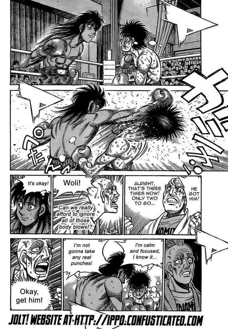 Hajime no Ippo Chapter 884 page 14 - Chapter 884 : Right there...!