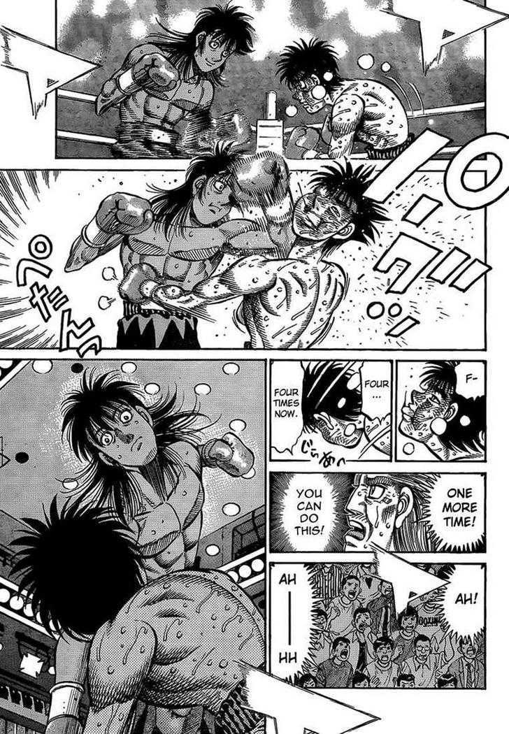 Hajime no Ippo Chapter 884 page 15 - Chapter 884 : Right there...!