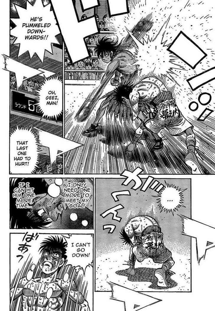 Hajime no Ippo Chapter 884 page 16 - Chapter 884 : Right there...!