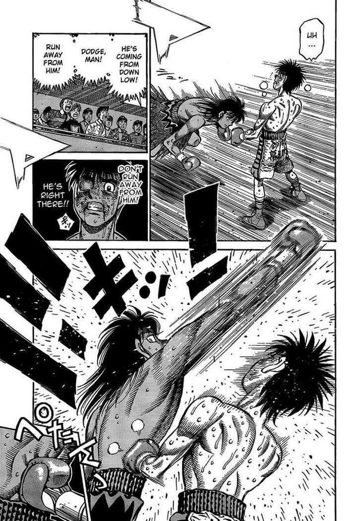 Hajime no Ippo Chapter 884 page 17 - Chapter 884 : Right there...!