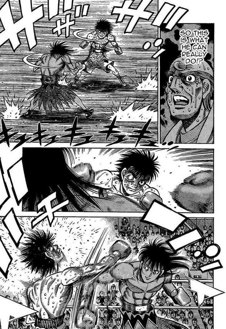 Hajime no Ippo Chapter 884 page 3 - Chapter 884 : Right there...!
