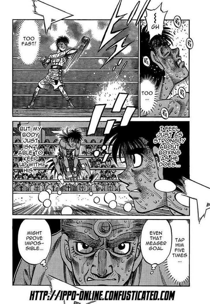 Hajime no Ippo Chapter 884 page 4 - Chapter 884 : Right there...!