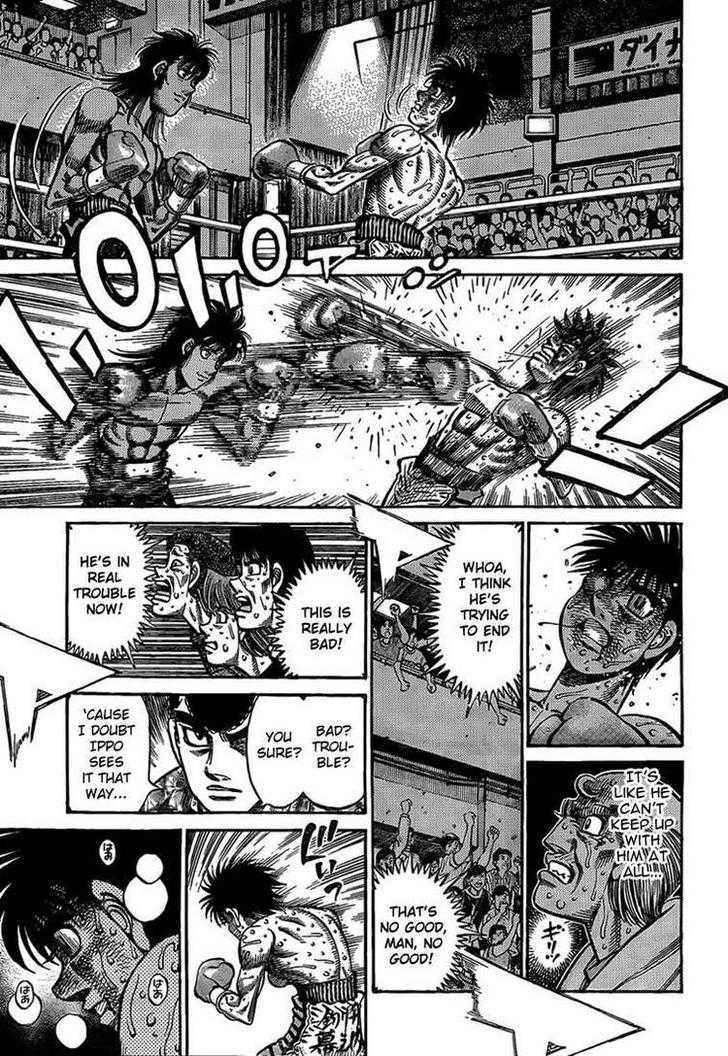 Hajime no Ippo Chapter 884 page 7 - Chapter 884 : Right there...!