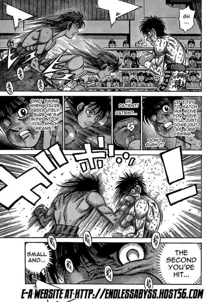 Hajime no Ippo Chapter 884 page 9 - Chapter 884 : Right there...!