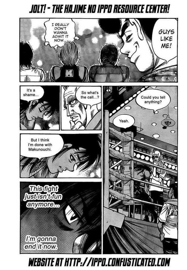 Hajime no Ippo Chapter 885 page 13 - Chapter 885 : The Grim Total