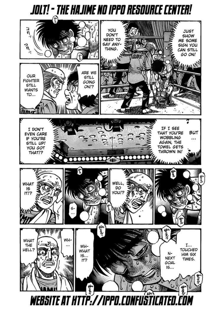 Hajime no Ippo Chapter 887 page 13 - Chapter 887 : No Excuses