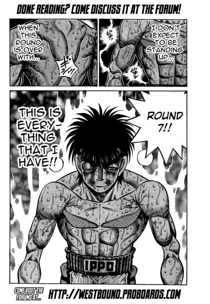 Hajime no Ippo Chapter 887 page 18 - Chapter 887 : No Excuses
