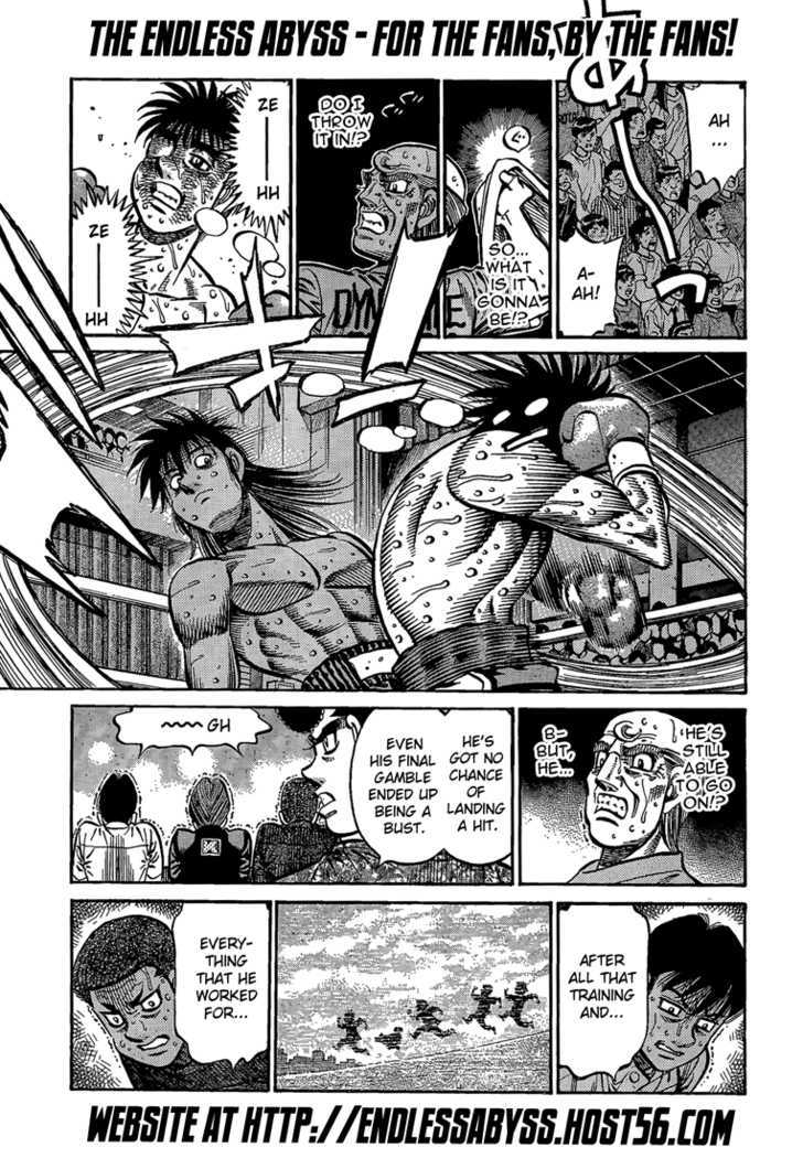 Hajime no Ippo Chapter 888 page 11 - Chapter 888 : Desperate Resolution