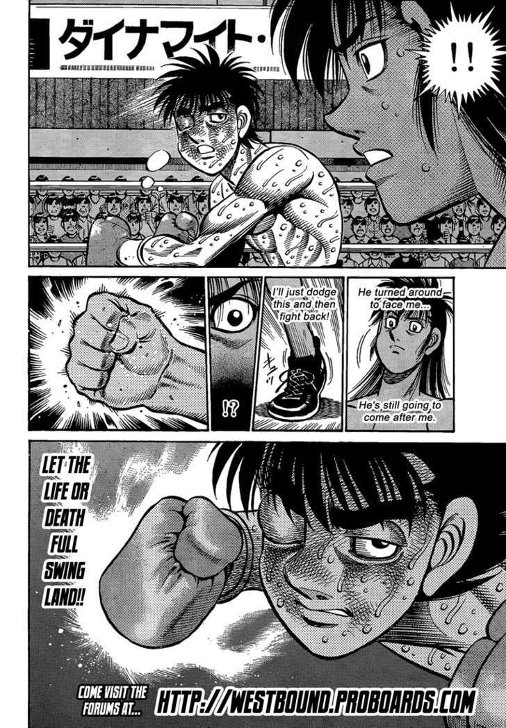 Hajime no Ippo Chapter 888 page 14 - Chapter 888 : Desperate Resolution