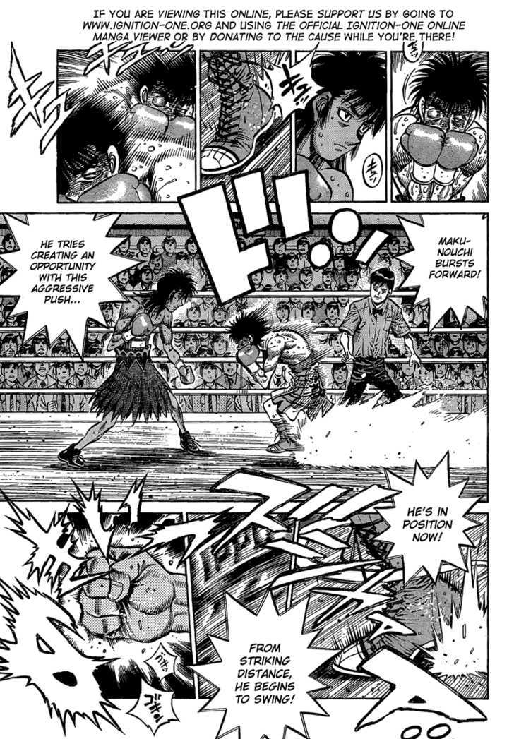 Hajime no Ippo Chapter 888 page 3 - Chapter 888 : Desperate Resolution
