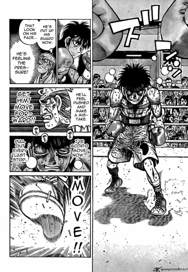 Hajime no Ippo Chapter 889 page 12 - Chapter 889 : Invisible Ilindrance