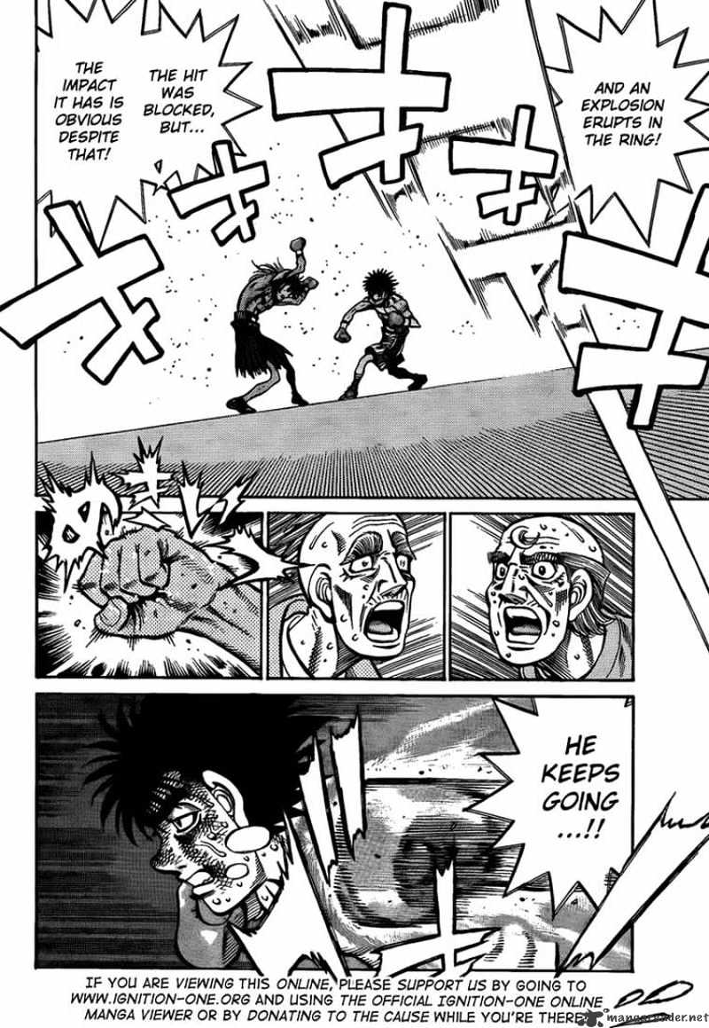 Hajime no Ippo Chapter 889 page 4 - Chapter 889 : Invisible Ilindrance