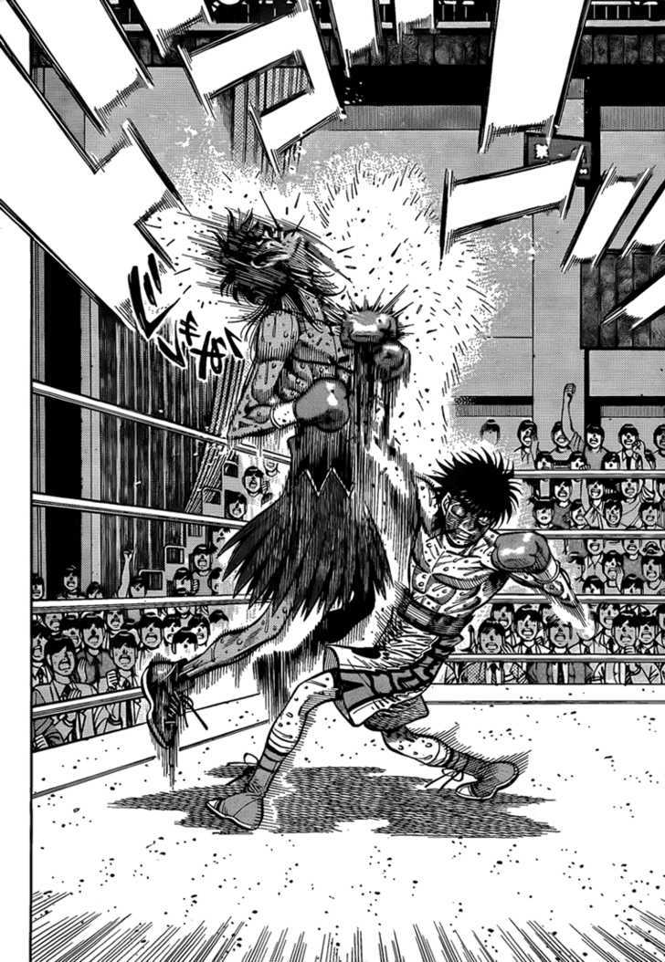Hajime no Ippo Chapter 890 page 14 - Chapter 890 : The Wild Child Grounded