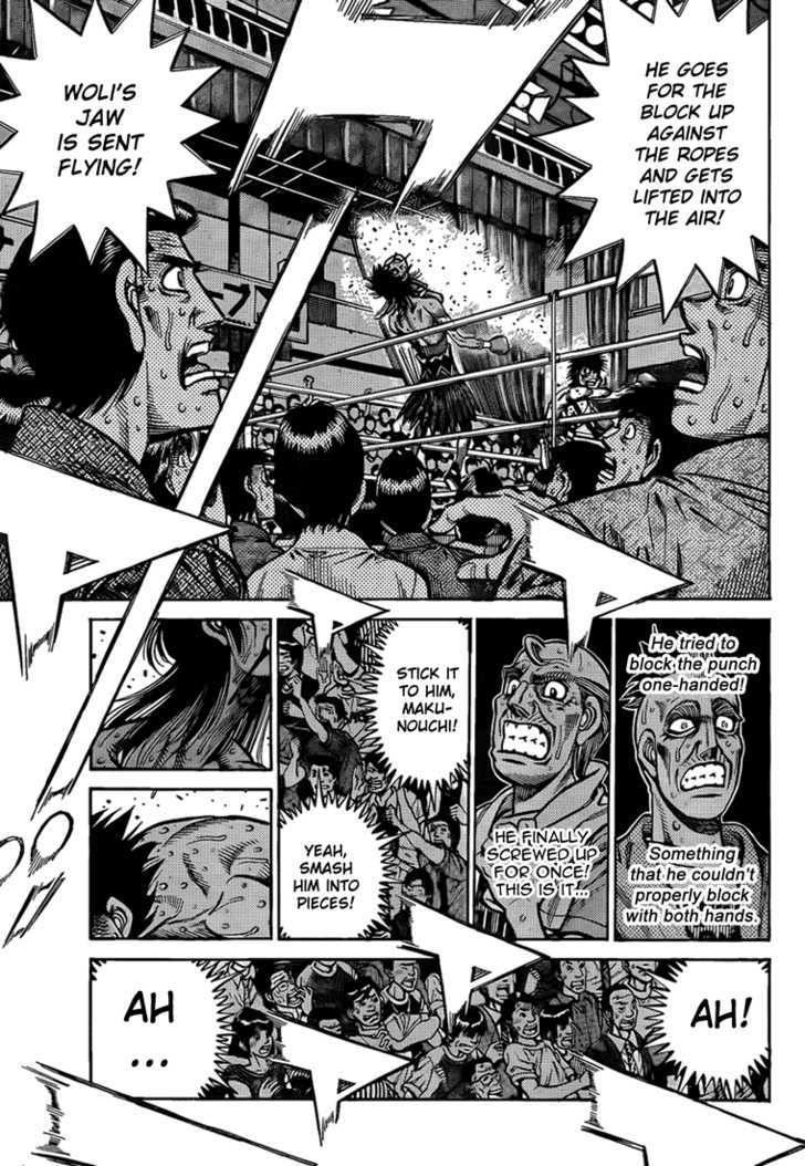 Hajime no Ippo Chapter 890 page 15 - Chapter 890 : The Wild Child Grounded