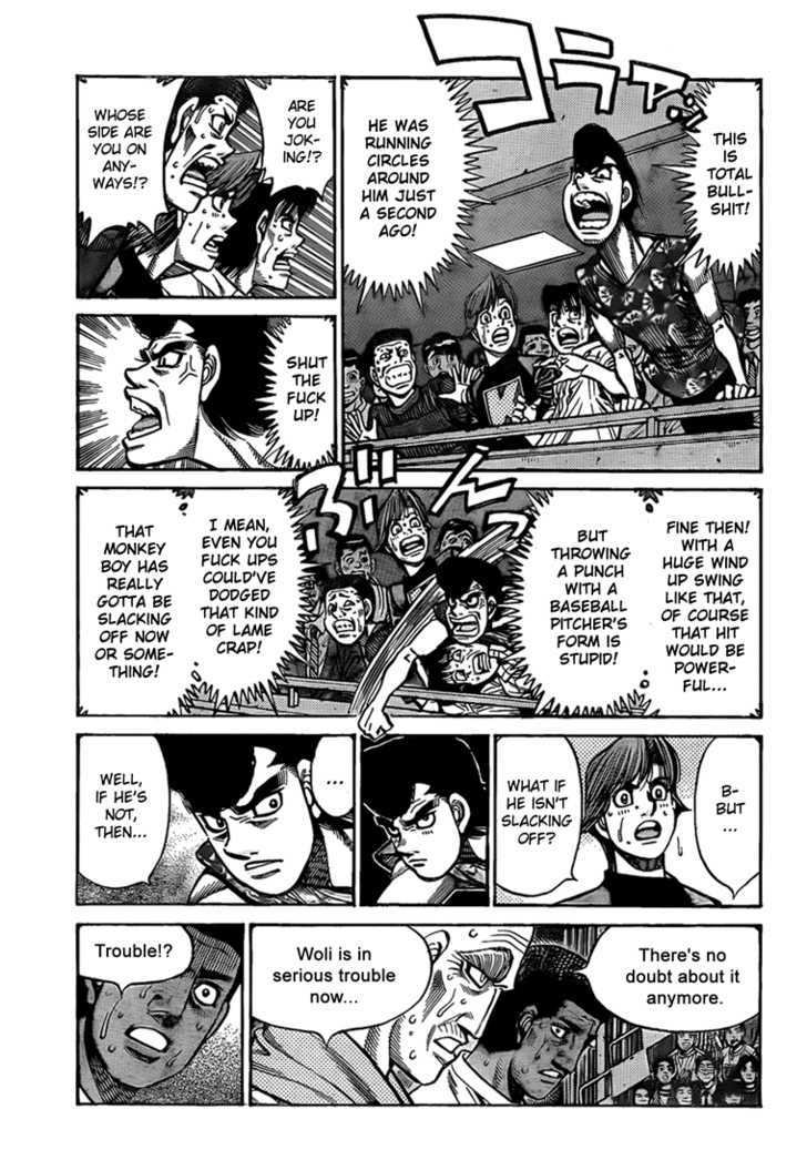 Hajime no Ippo Chapter 890 page 5 - Chapter 890 : The Wild Child Grounded